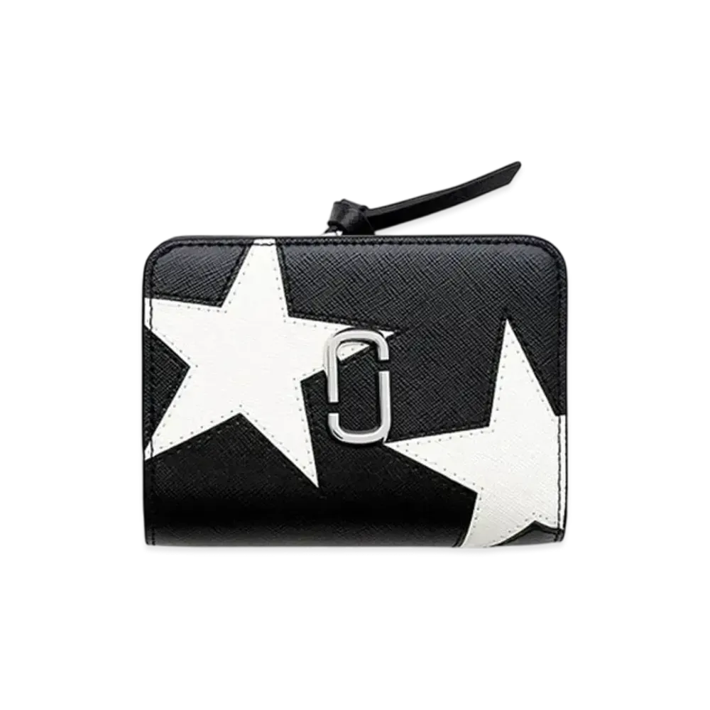 Marc Jacobs The Star Patchwork Utility Snapshot Compact Wallet Mini