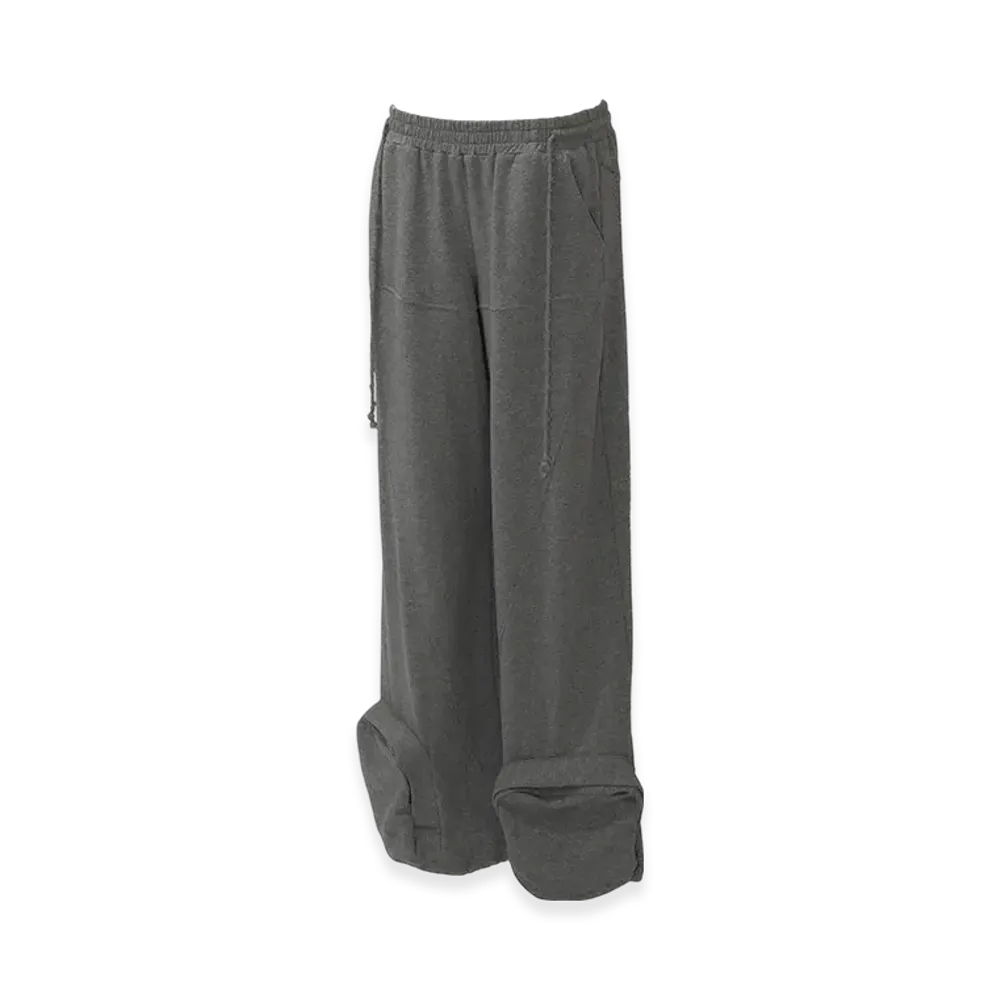 THEREDTHREAD S Pocket Pants Long "Gray"