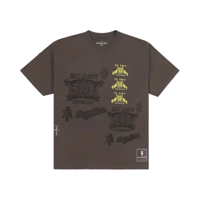 Travis Scott x M&N x NC A&T University Seal Tee "Brown"