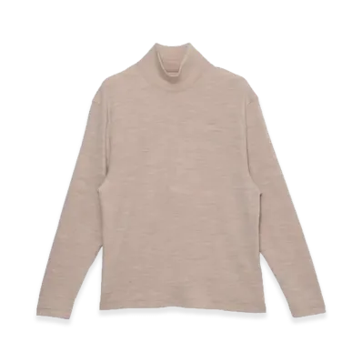 Cale Highneck Pullover Shirts "Beige"