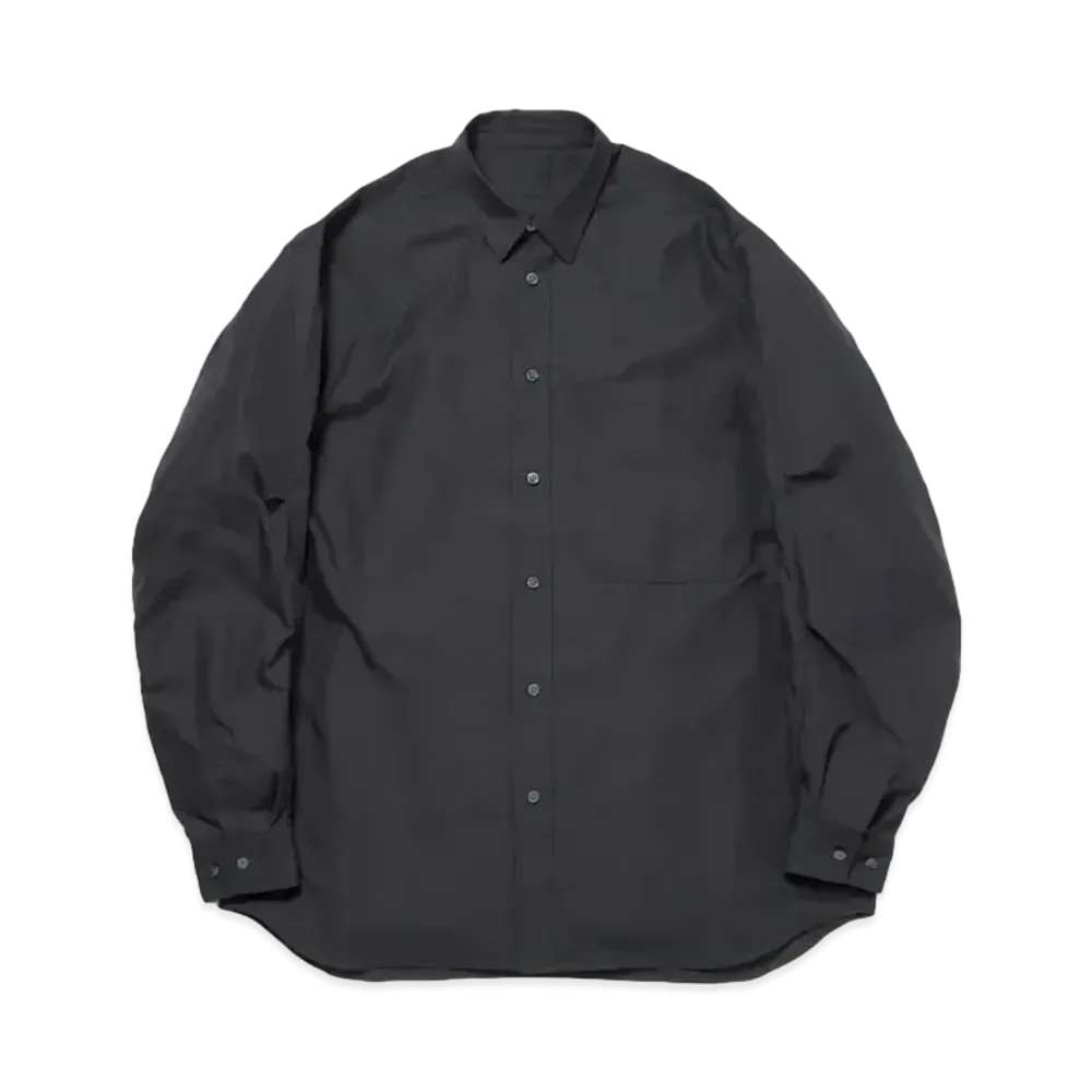 DAIWA PIER39 Tech Regular Collar Shirt L/S Graph Plaid "BlackxWhite"