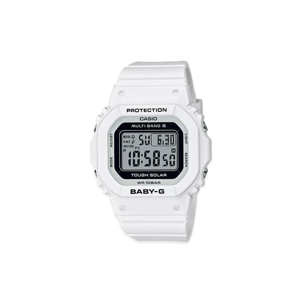 Casio G-Shock BGD-5650 Series Digital Radio Solar L Watch "White/Comb"