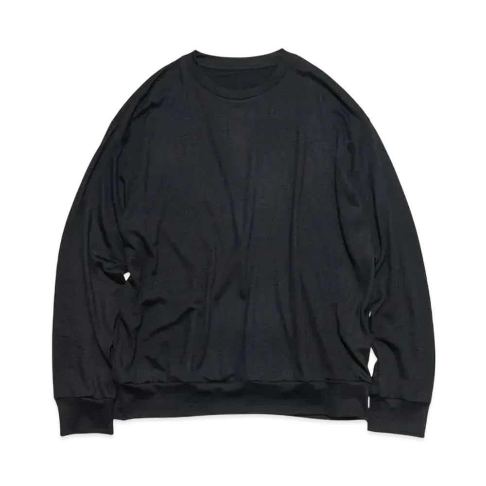 SOPHNET. Washable Wool L/S Top "Black"
