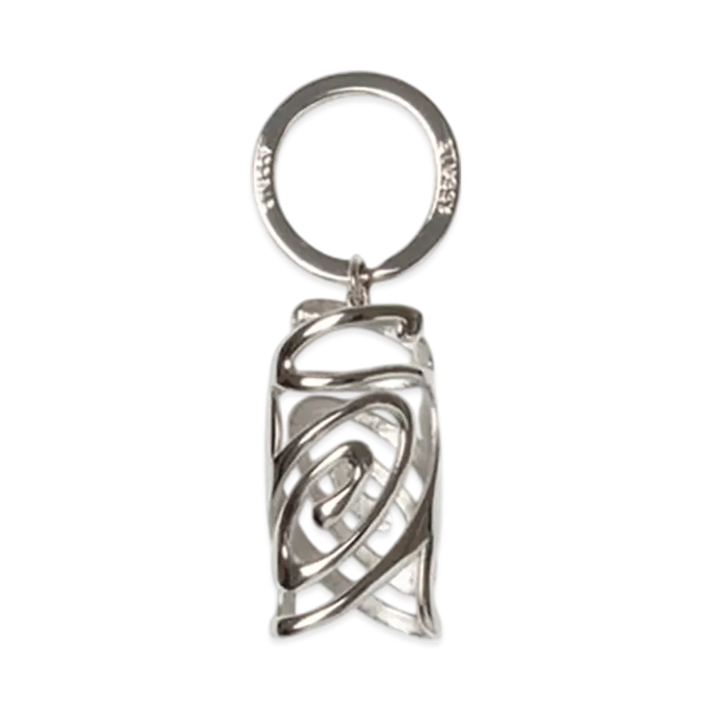 Stussy Lighter Holster Keychain "Silver"