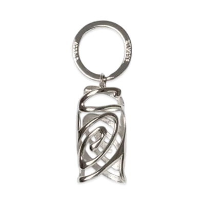Stussy Lighter Holster Keychain "Silver"