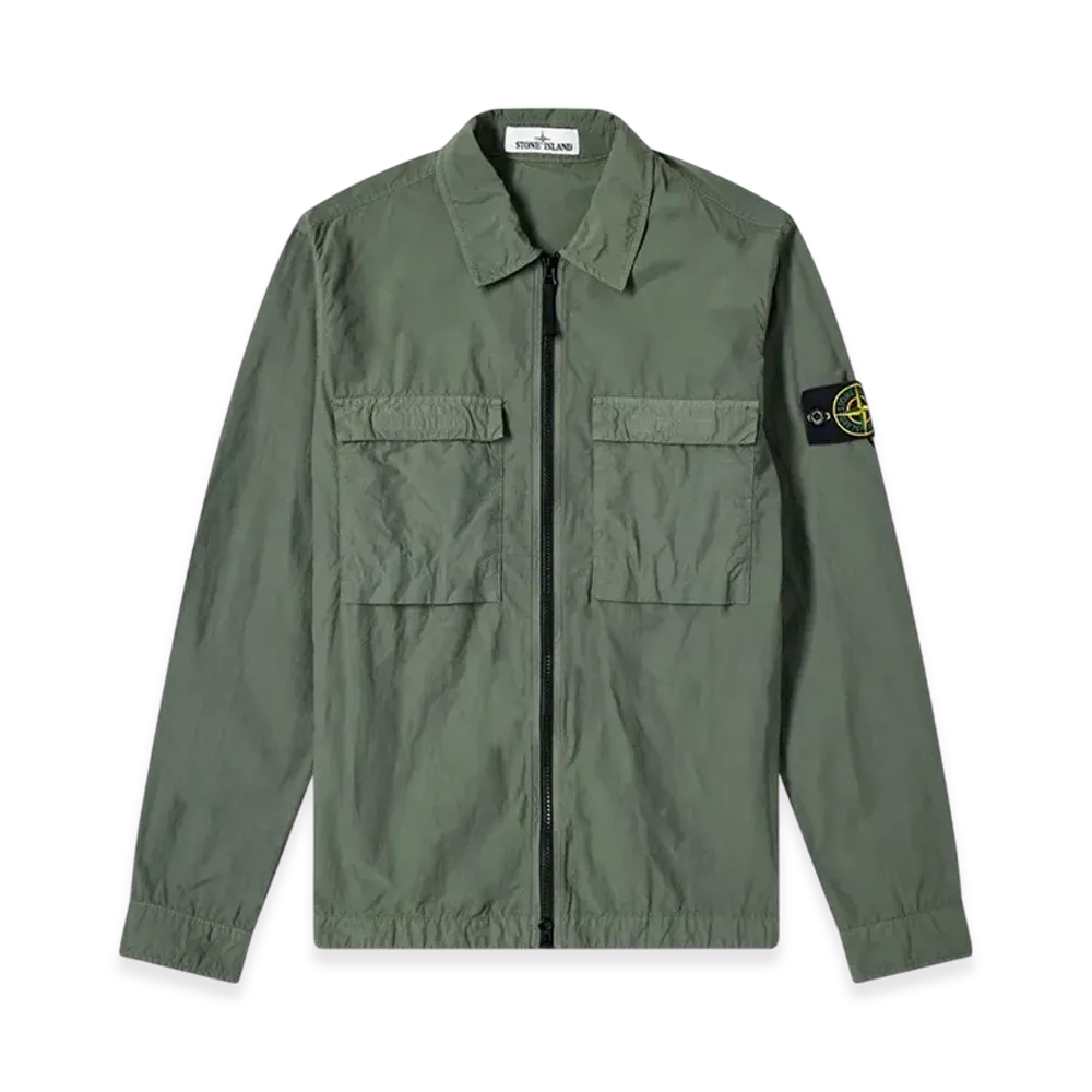 Stone Island 11102 Naslan Light Overshirt - 20SS "Olive Green"