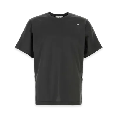Stone Island Charcoal Cotton T-Shirt "Grey"