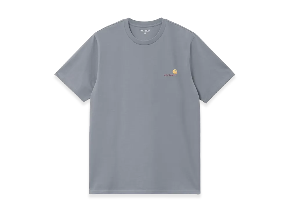 Carhartt WIP S/S American Script T-Shirt "Shady Blue"