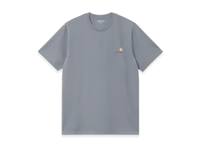 Carhartt WIP S/S American Script T-Shirt "Shady Blue"