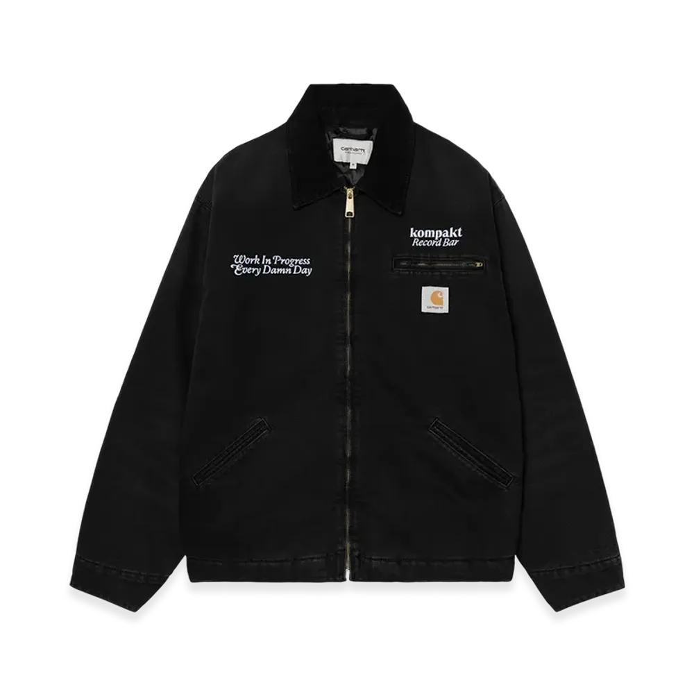 Carhartt WIP Kompakt OG Detroit Jacket "Black(Rinsed)"
