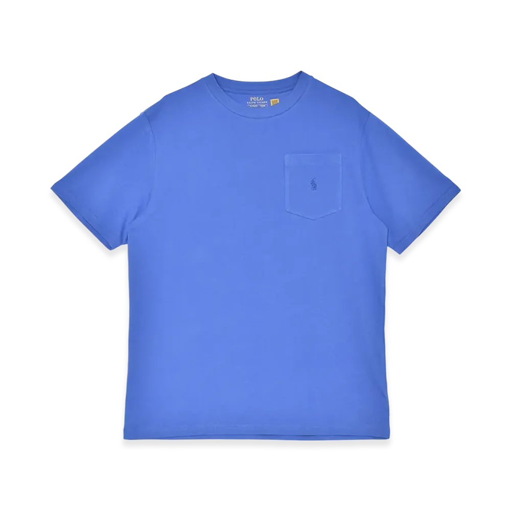 Polo Ralph Lauren Cotton Jersey Pocket T-Shirt "Blue"