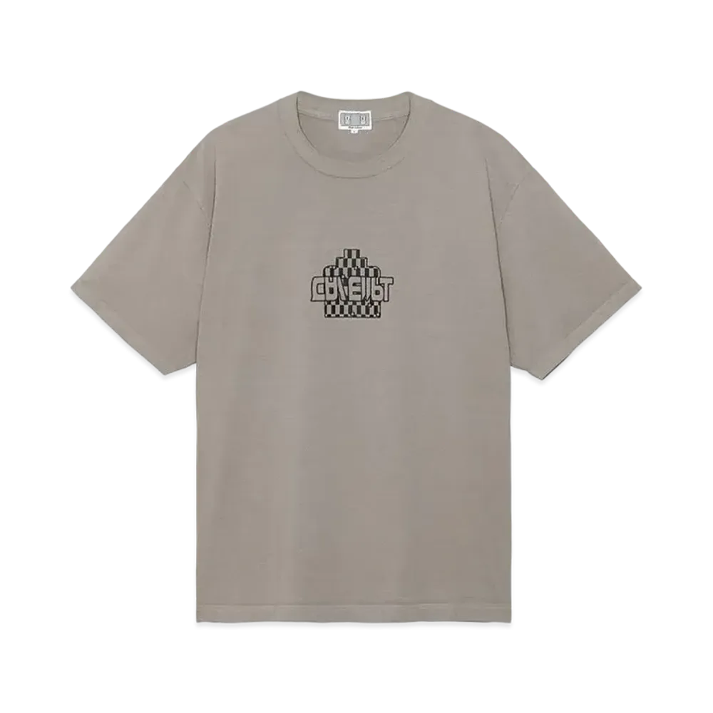 Cav Empt (C.E) Overdye Embroidery T "Gray"