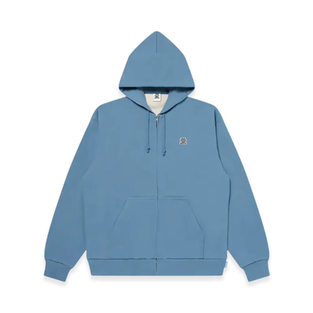 BlackEyePatch Small OG Thermal Zip Hoodie "Dark Blue"