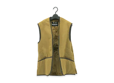 Barbour Warm Pile Waistcoat Zip-In Liner "Brown"