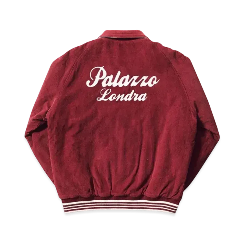 PALACE Palazzo Cord Bomber "Burgundy"