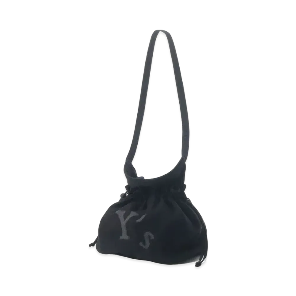 Yohji Yamamoto Y's GABARDINE NEEDLE PUNCH Y's PURSE STYLE BAG "Gray"