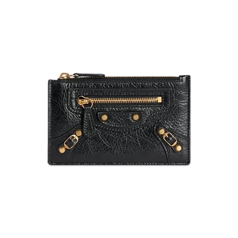 BALENCIAGA Le City Long Coin & Card Holder "Black"