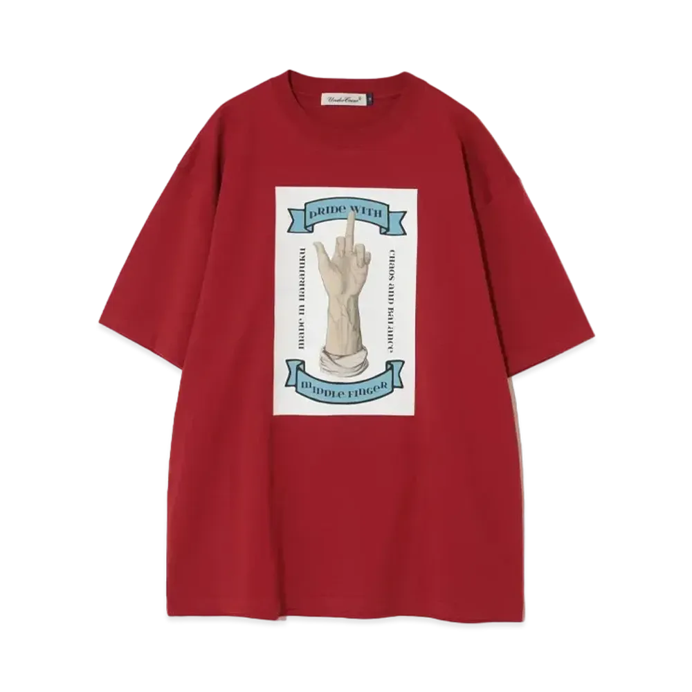 UNDERCOVER 24SS Cotton T-Shirt "Red"