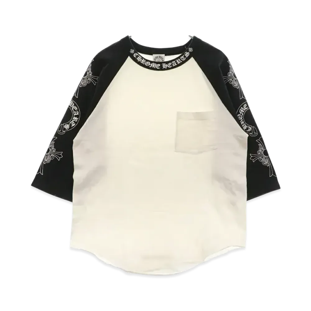Chrome Hearts Raglan T-Shirt "Black/White"