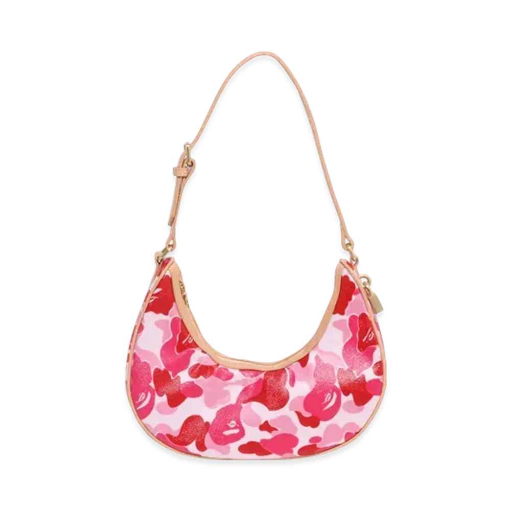 A BATHING APE Abc Camo Hand Bag "Pink"