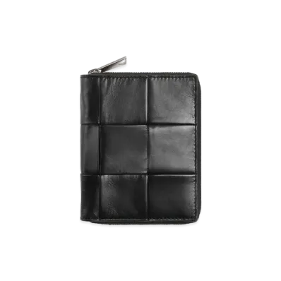 Bottega Veneta Zip Around Wallet "Black"