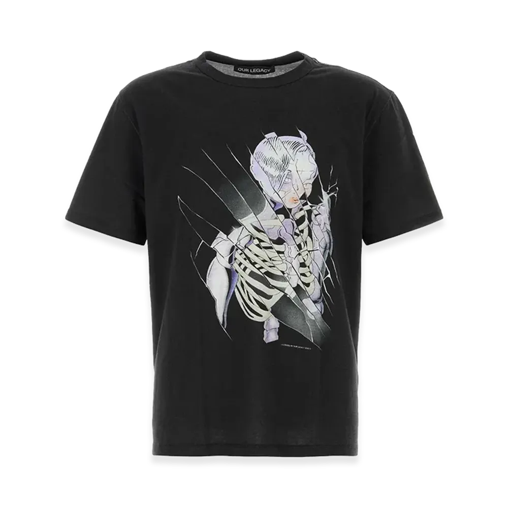 OUR LEGACY Cotton Oversize T-Shirt "Black"