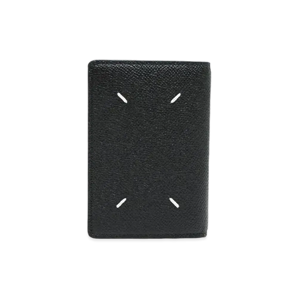 Maison Margiela Leather Bi-fold Card Holder "Black"