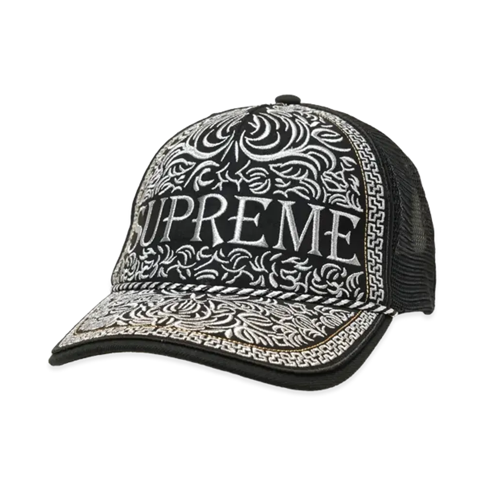 Supreme Vaquero Mesh Back 5-Panel "Black"