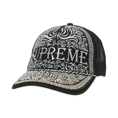Supreme Vaquero Mesh Back 5-Panel "Black"