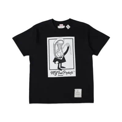 Maison MIHARA YASUHIRO MY Foot Products Printed Tshirts "Black"