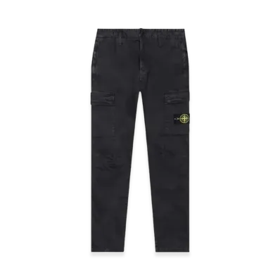 Stone Island 30404 Stretch Broken Twill Garment Dyed Old Treatment Cargo Pants - 22SS "Steel Grey"