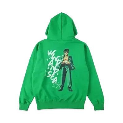 WIND AND SEA x 幽☆遊☆白書 Hoodie (Yusuke) "Green"