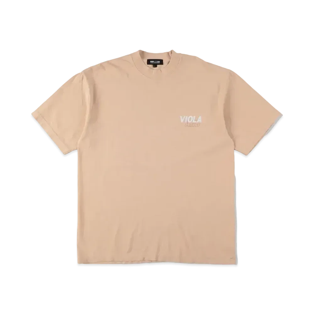 WIND AND SEA x VIOLA&ROSES (SEA-FLOWER) T-Shirt "Beige"