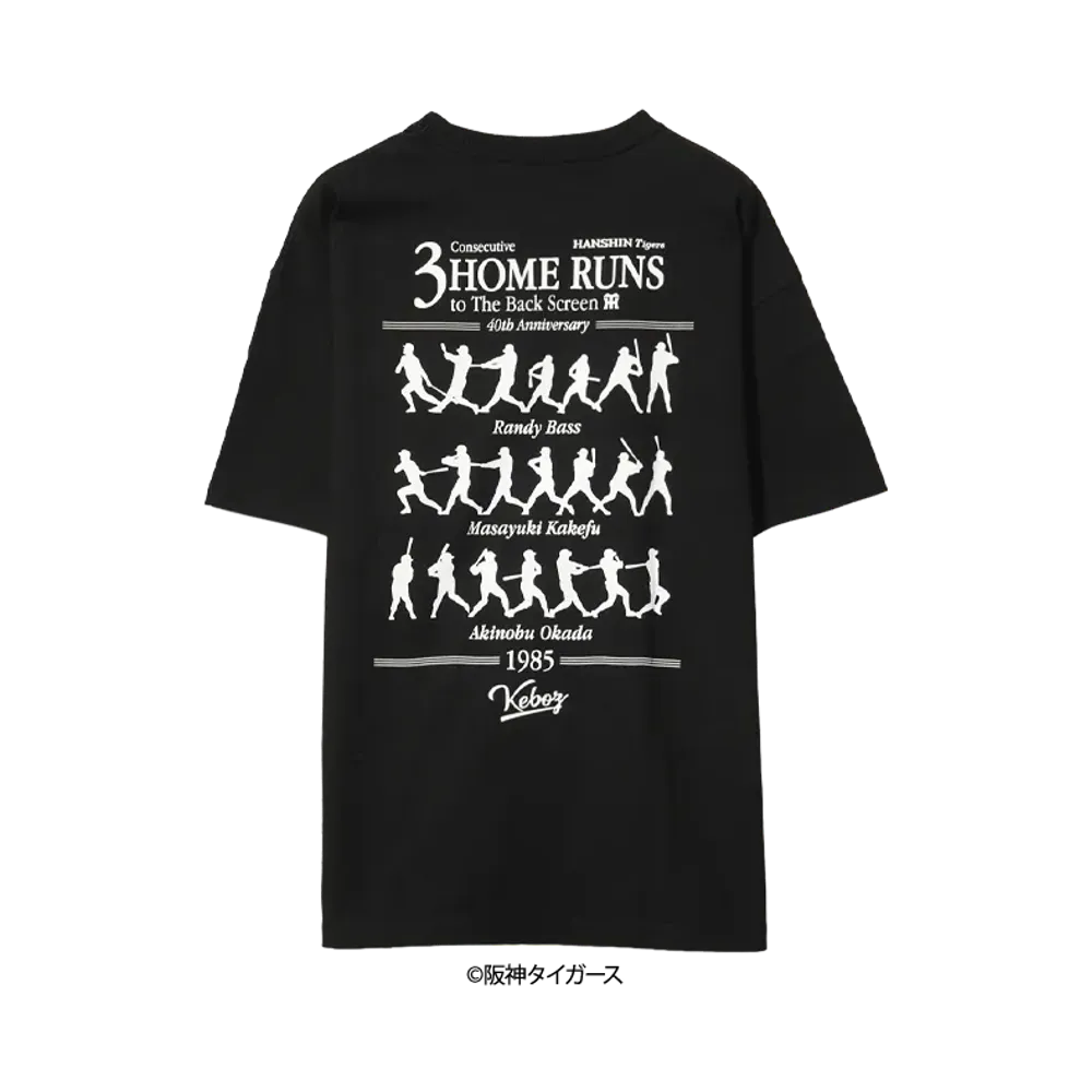 阪神タイガース90周年記念 \ KEBOZ TIGERS x KEBOZ B3R S / S TEE "BLACK"