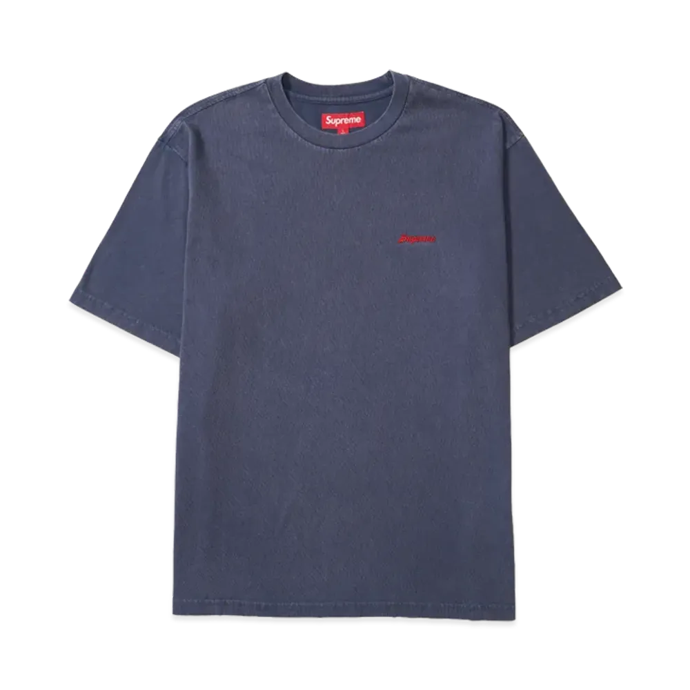 Supreme Washed S/S Top (26SS) "Navy"