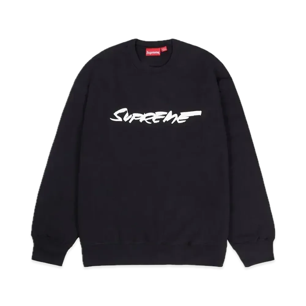 Supreme Futura Logo Crewneck "Black"