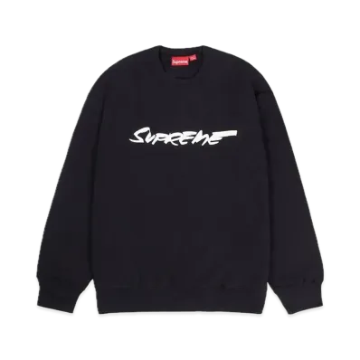 Supreme Futura Logo Crewneck "Black"