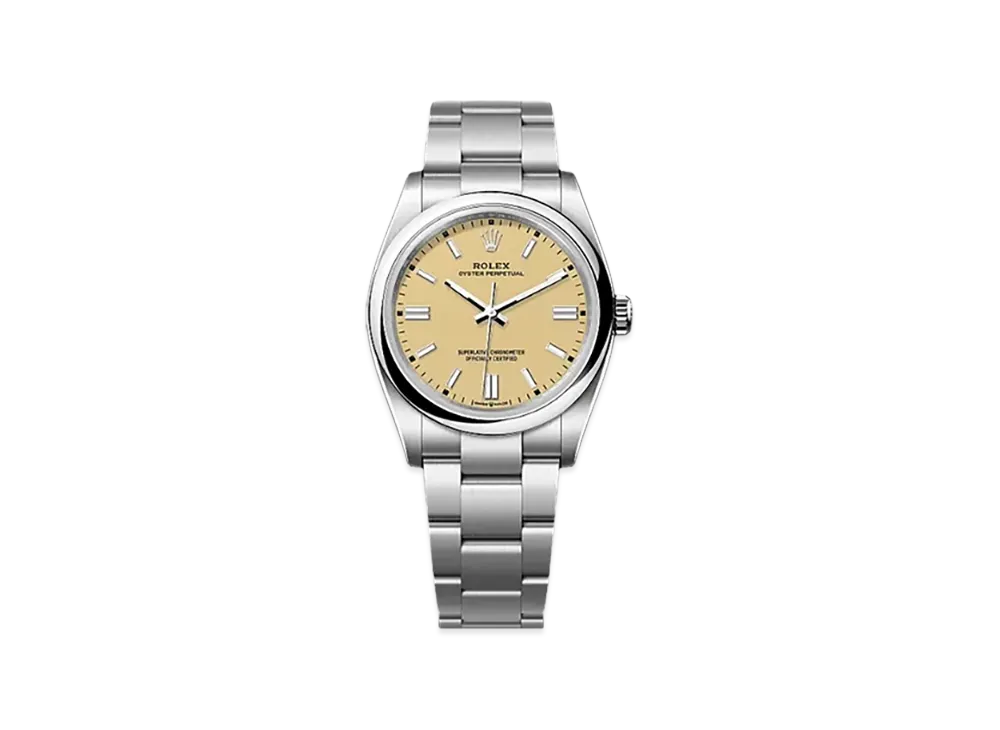 ROLEX Datejust 41 Oystersteel & White Gold "Yellow"