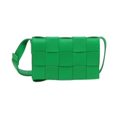 Bottega Veneta Cassette Shoulder Bag "Parakeet"