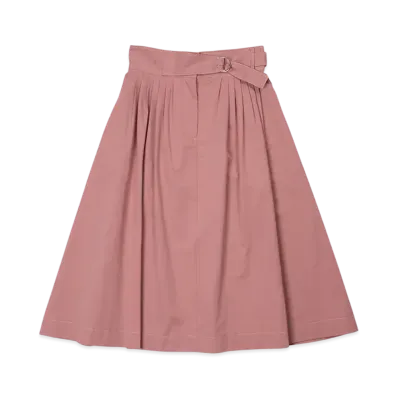 Paul Smith Women's Waist Belt Tuck Skirt "Pink"