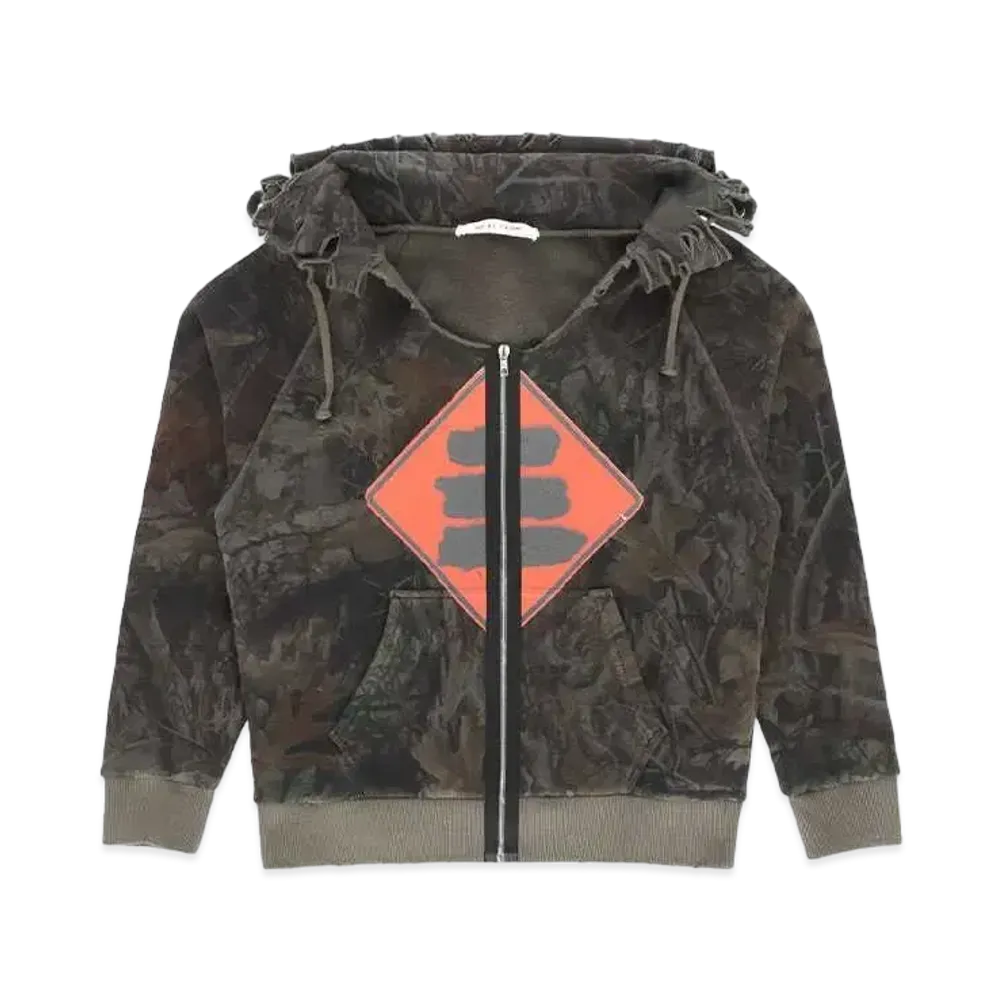 1017 ALYX 9SM Mark Flood Distressed Camo Hoodie "Tree Camo"