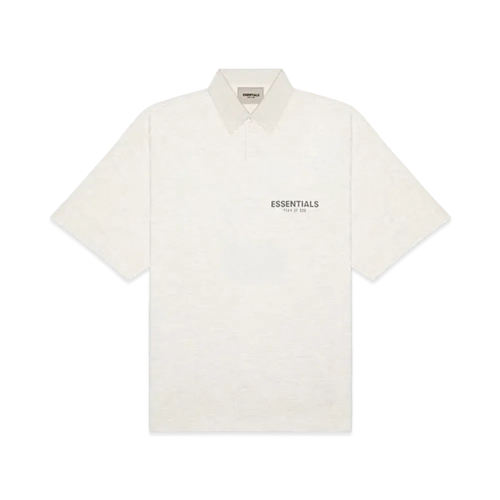 FEAR OF GOD ESSENTIALS Short Sleeve Boxy Polo "Grey"