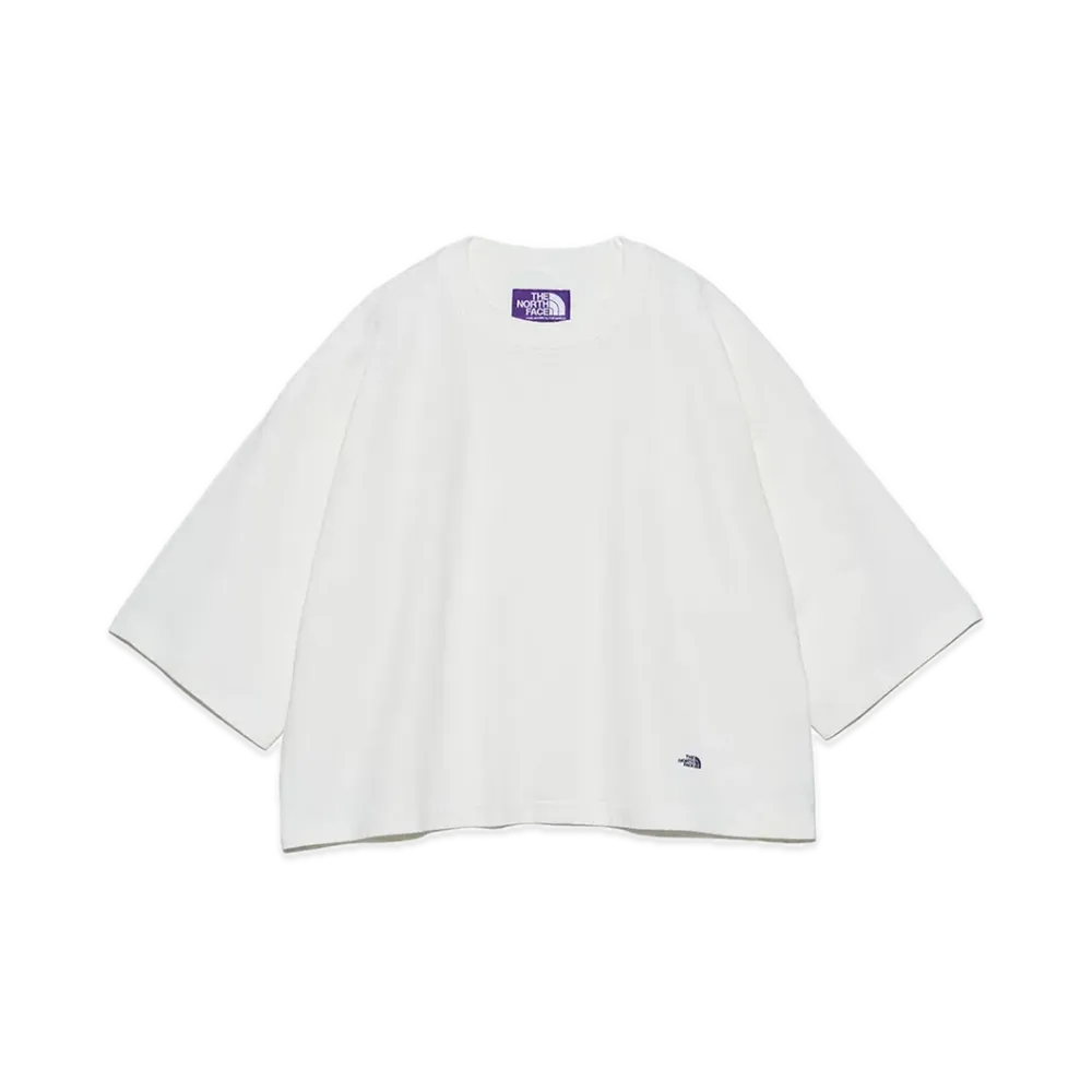 The North Face PURPLE LABEL 7oz Cropped Tee "Off White/Purple"