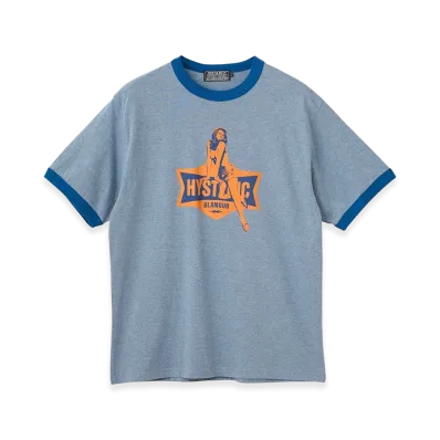 HYSTERIC GLAMOUR Electric Lady Tee "Blue"