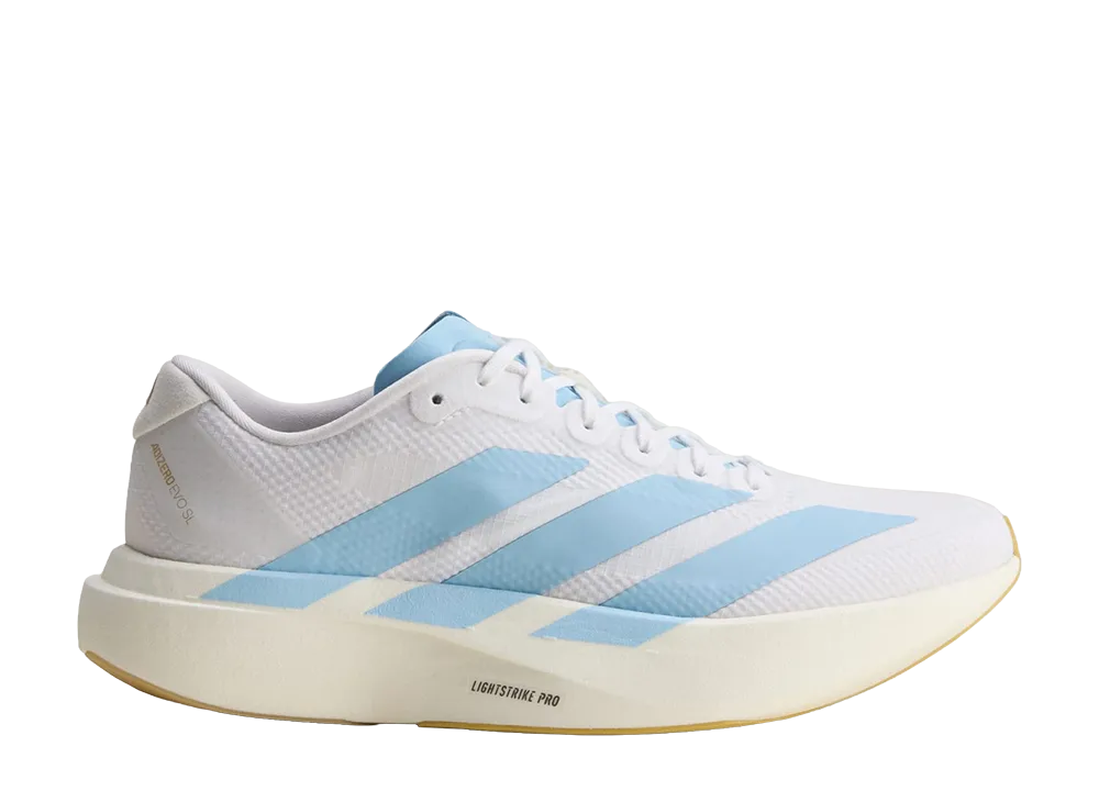 adidas Women's Adizro Evo SL Woven "Cloud White/Clear Blue"