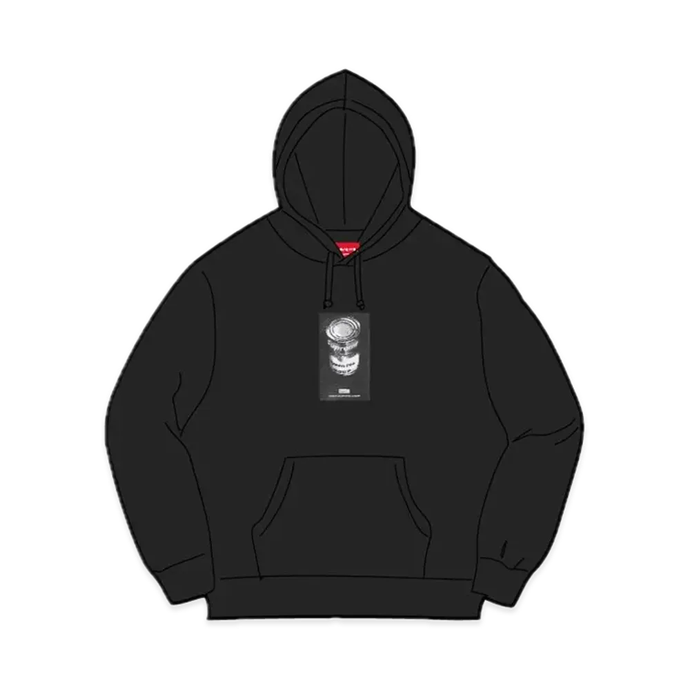 Supreme Soup Can Hooded Sweatshirt "Black"