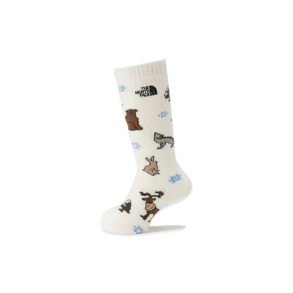 The North Face Kids Winter Animal Graphic Crew "TNF White"