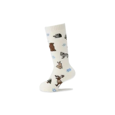 The North Face Kids Winter Animal Graphic Crew "TNF White"