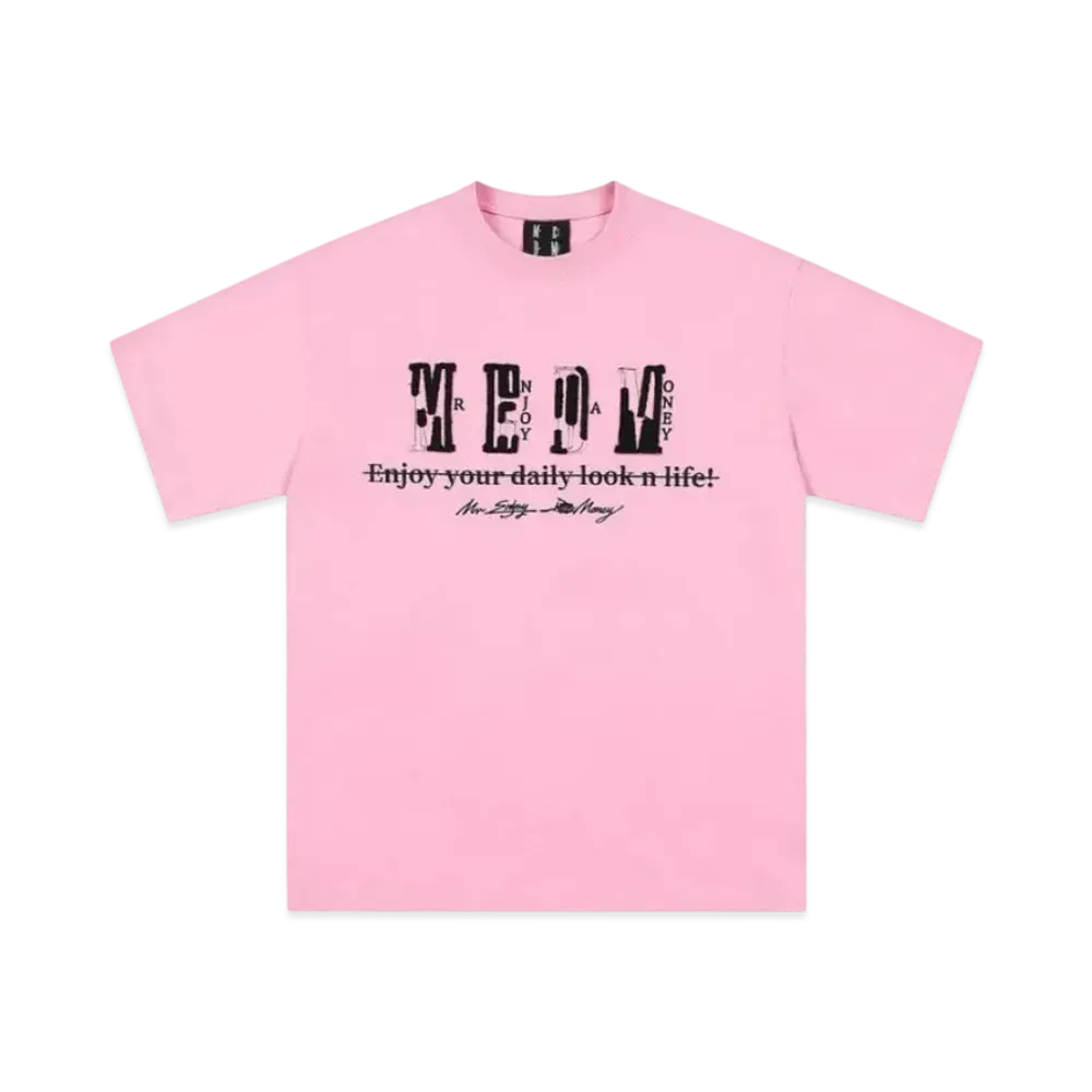 MR. ENJOY DA MONEY Broken Pattipure Short Sleeve "Pink"