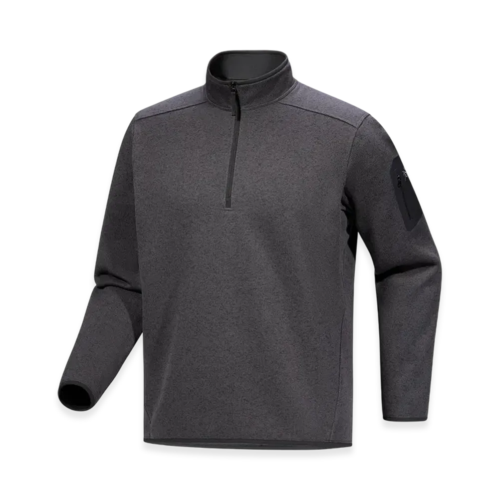 ARC'TERYX Covert Half Zip Men's "Black Heather II" X000010360